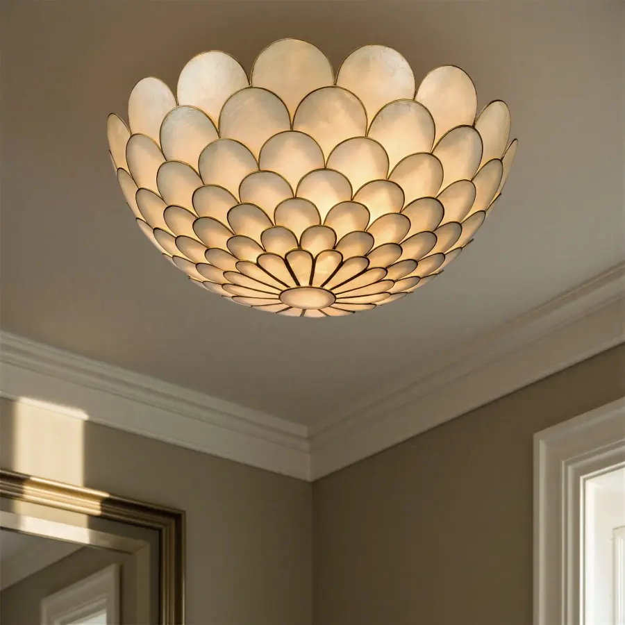 Darby 16" LED Semi Flush Mount in Soft Gold - Image 6