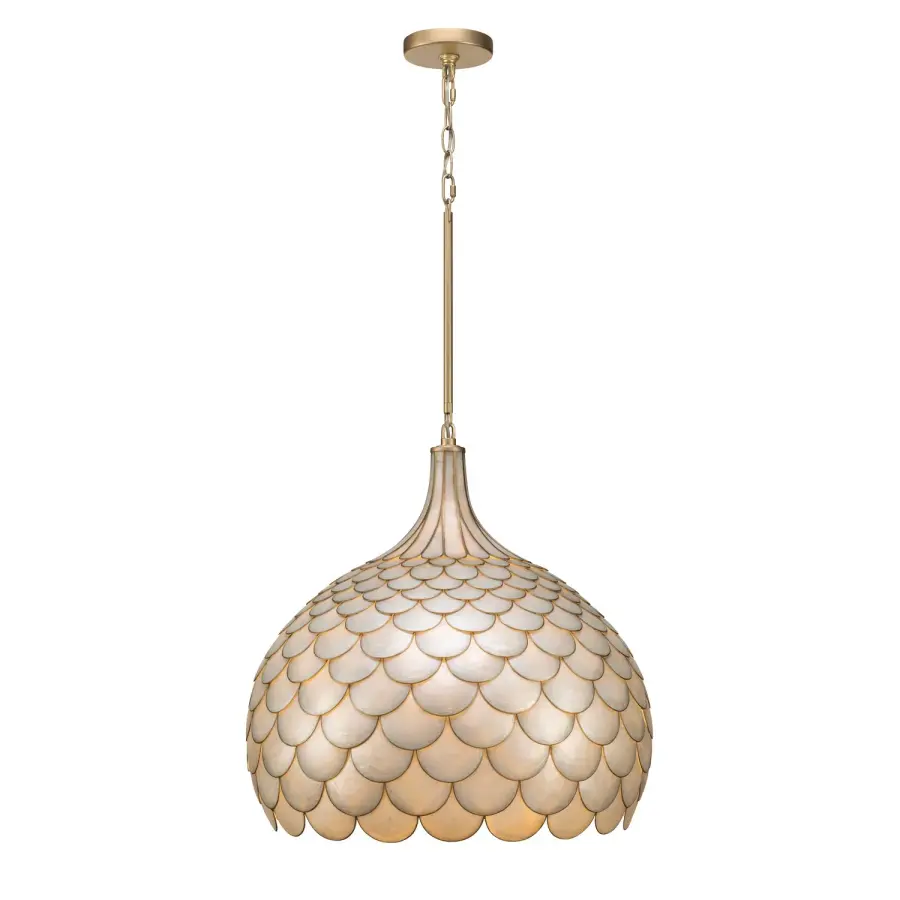 Darby 21" Capiz Shell Pendant - Image 1