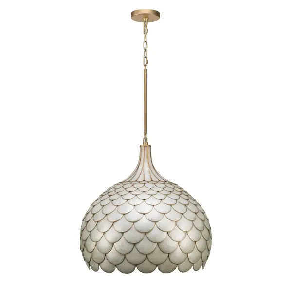 Darby 21" Capiz Shell Pendant - Image 2