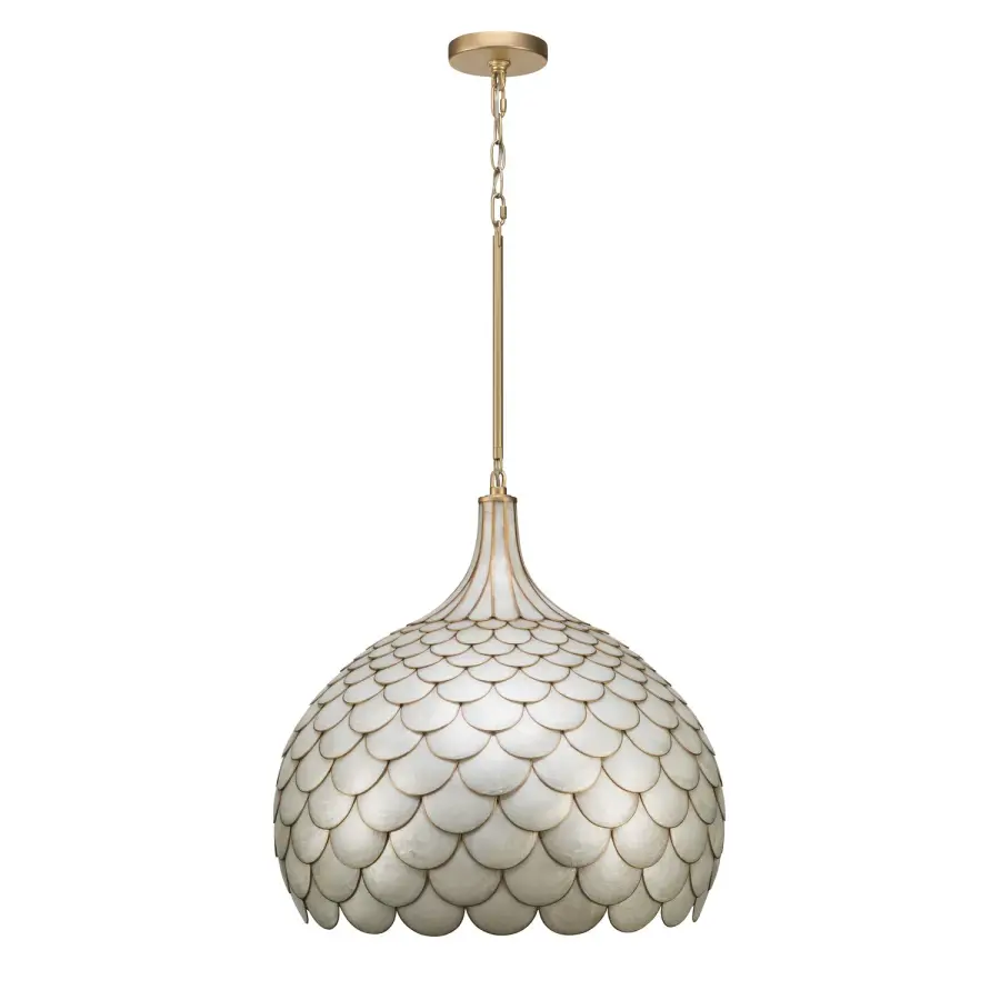 Darby 21" Capiz Shell Pendant - Image 2