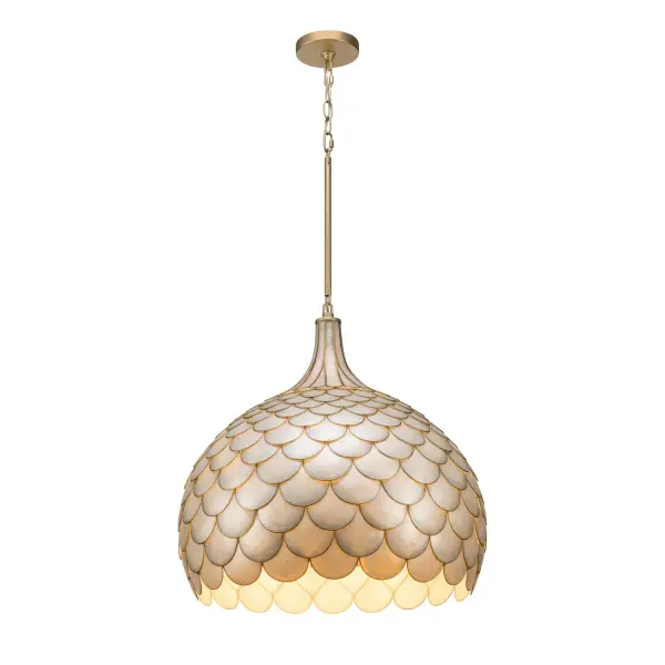 Darby 21" Capiz Shell Pendant - Image 3