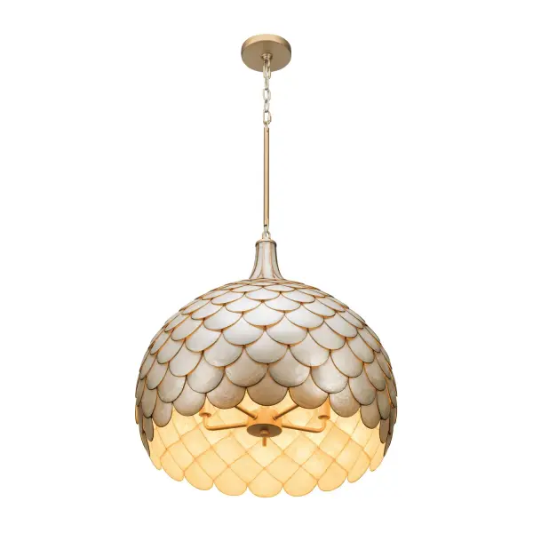 Darby 21" Capiz Shell Pendant - Image 4