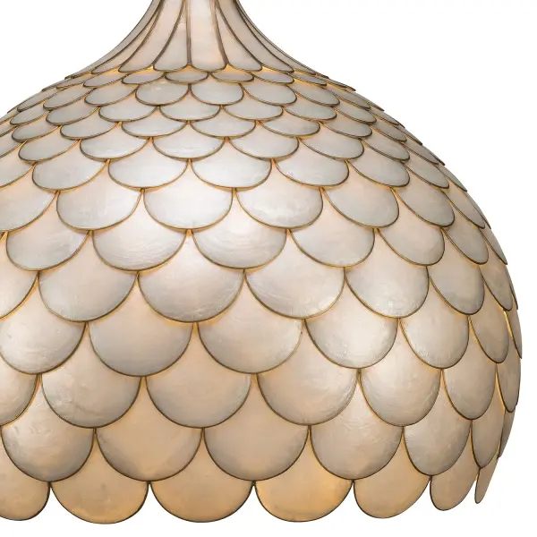 Darby 21" Capiz Shell Pendant - Image 5