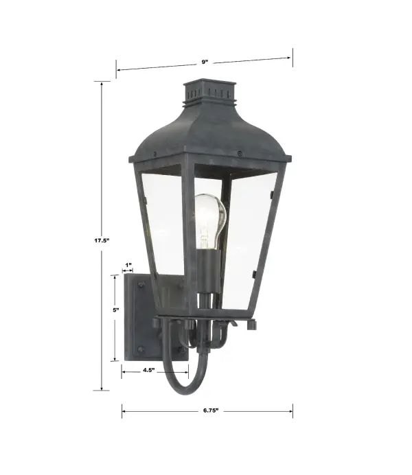 Dumont 6.5" Outdoor Sconce - Image 6