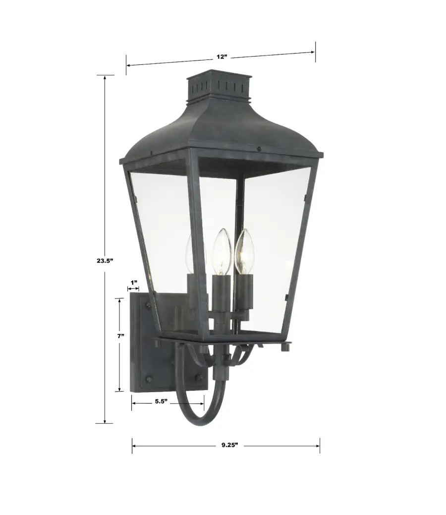 Dumont 9.25" Outdoor Sconce - Image 9