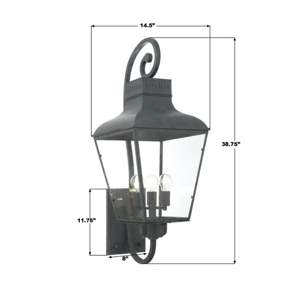Dumont 14.5" Outdoor Sconce - Image 6