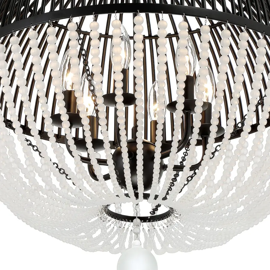 Duval 21" Beaded Pendant - Image 11