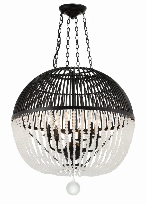Duval 21" Beaded Pendant - Image 8