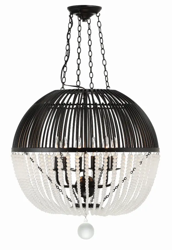 Duval 21" Beaded Pendant - Image 9