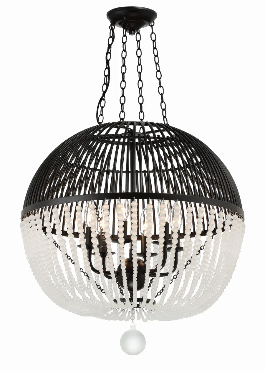 Duval 21" Beaded Pendant - Image 8