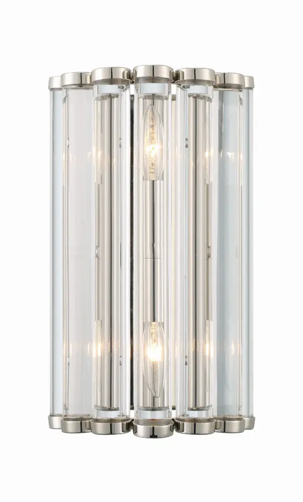 Architectural Modern Sconce with Sculptural Lucite Design - Image 1