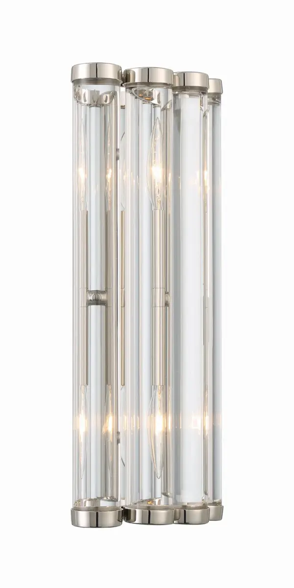 Architectural Modern Sconce with Sculptural Lucite Design - Image 2