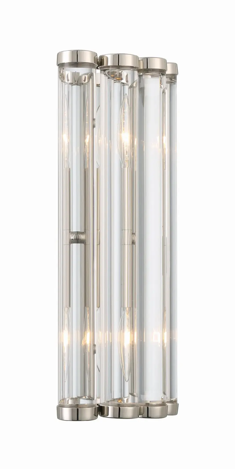 Architectural Modern Sconce with Sculptural Lucite Design - Image 2