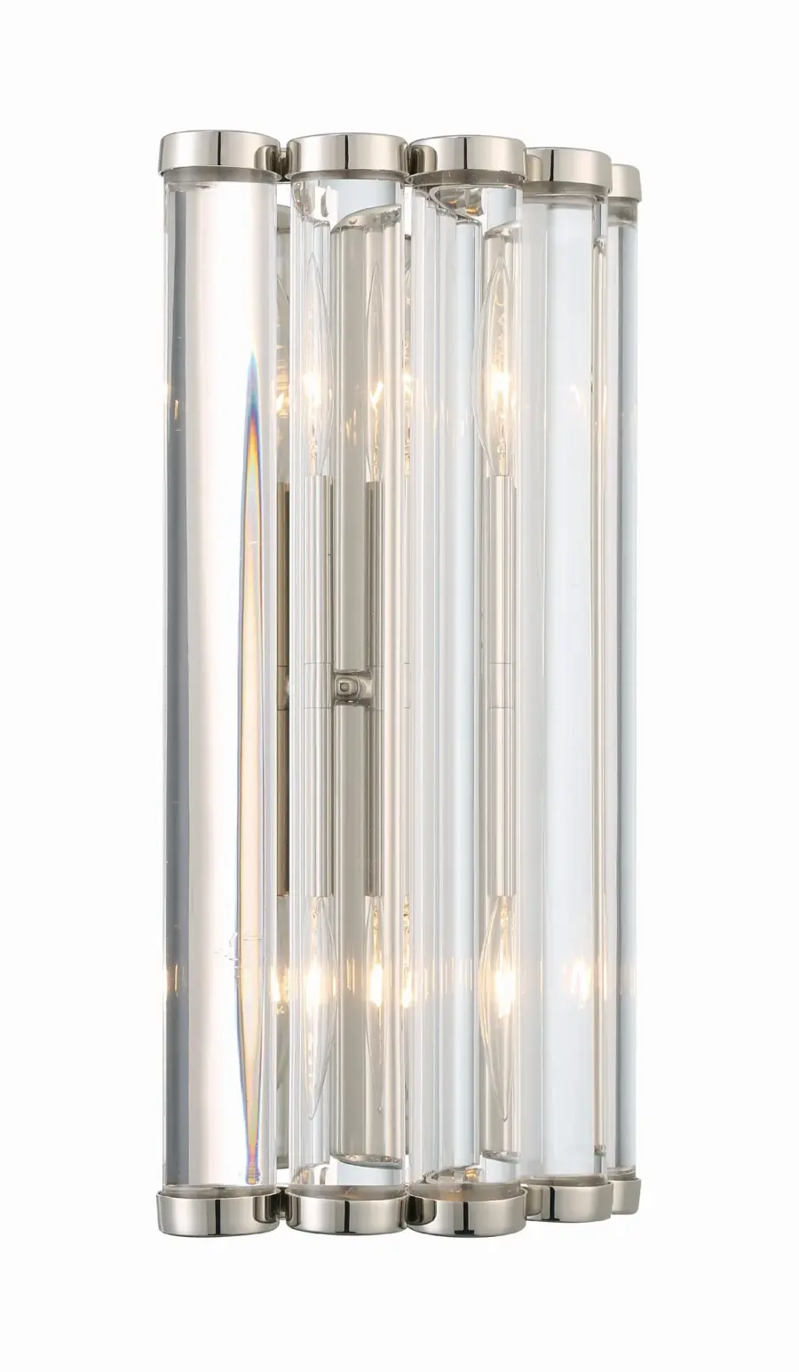 Architectural Modern Sconce with Sculptural Lucite Design - Image 3
