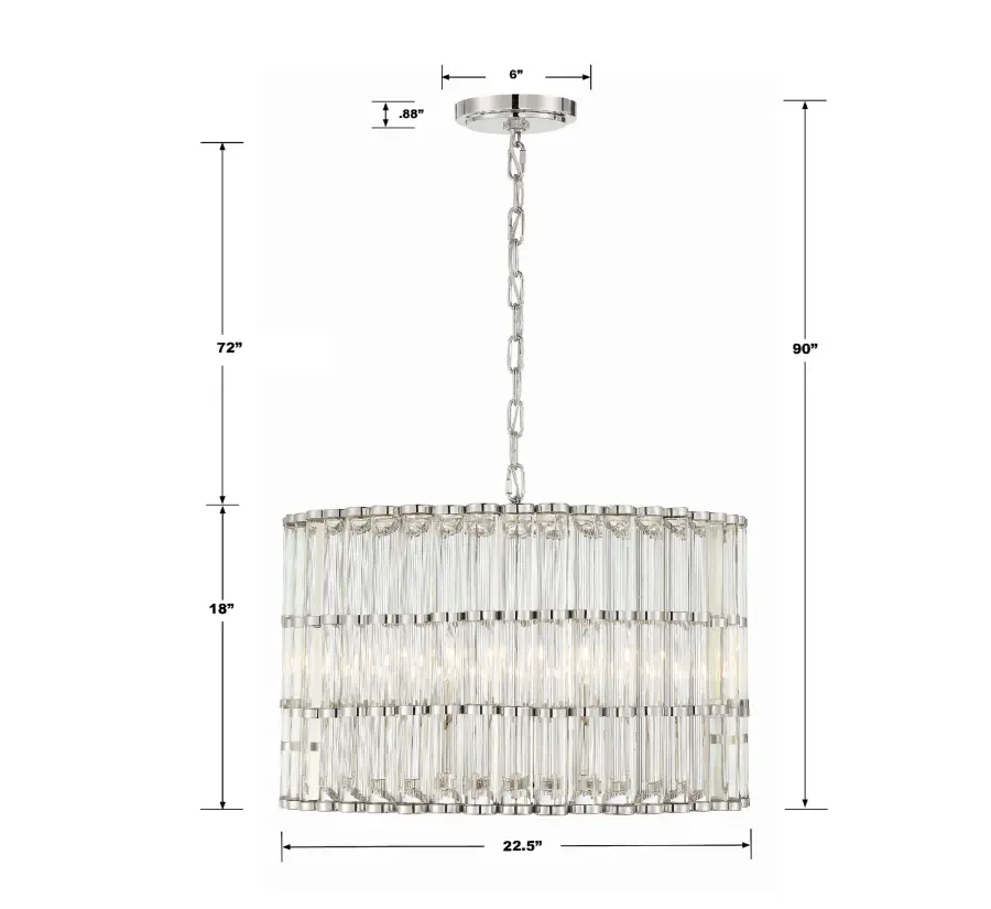 Architectural Modern Chandelier with Sculptural Lucite Design - Image 8