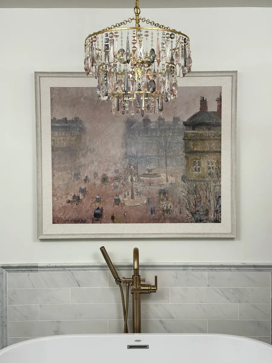 Elsa 20" Chandelier in Antique Gold - Image 5
