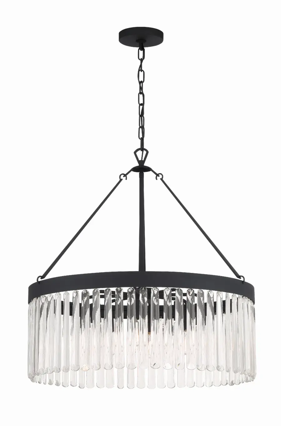 Emory 24" Art Deco Chandelier - Image 9
