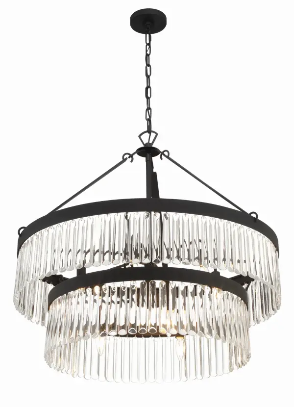 Emory 32" Art Deco Chandelier - Image 11