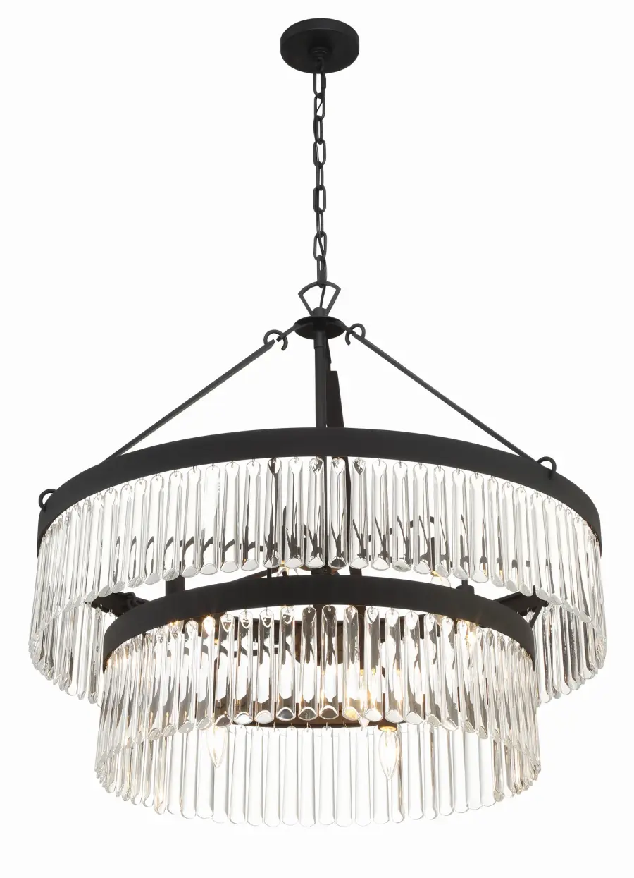 Emory 32" Art Deco Chandelier - Image 11