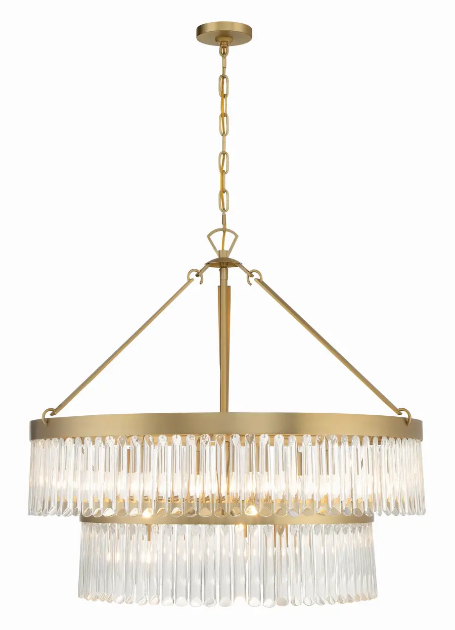 Emory 32" Art Deco Chandelier - Image 3