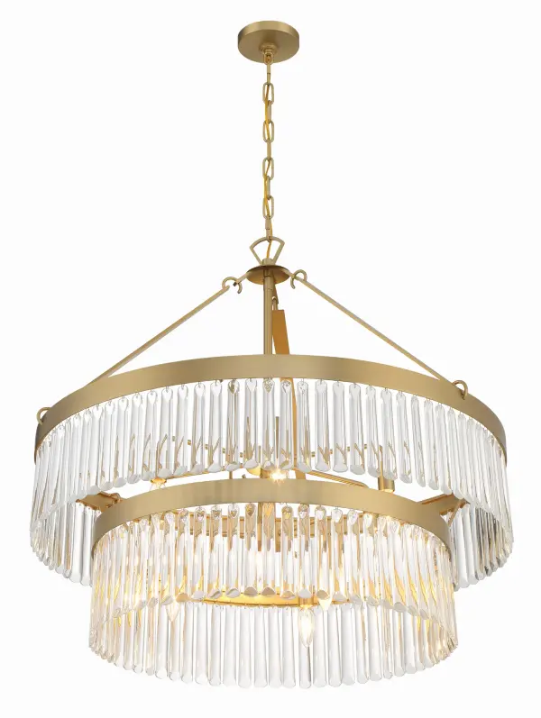 Emory 32" Art Deco Chandelier - Image 4