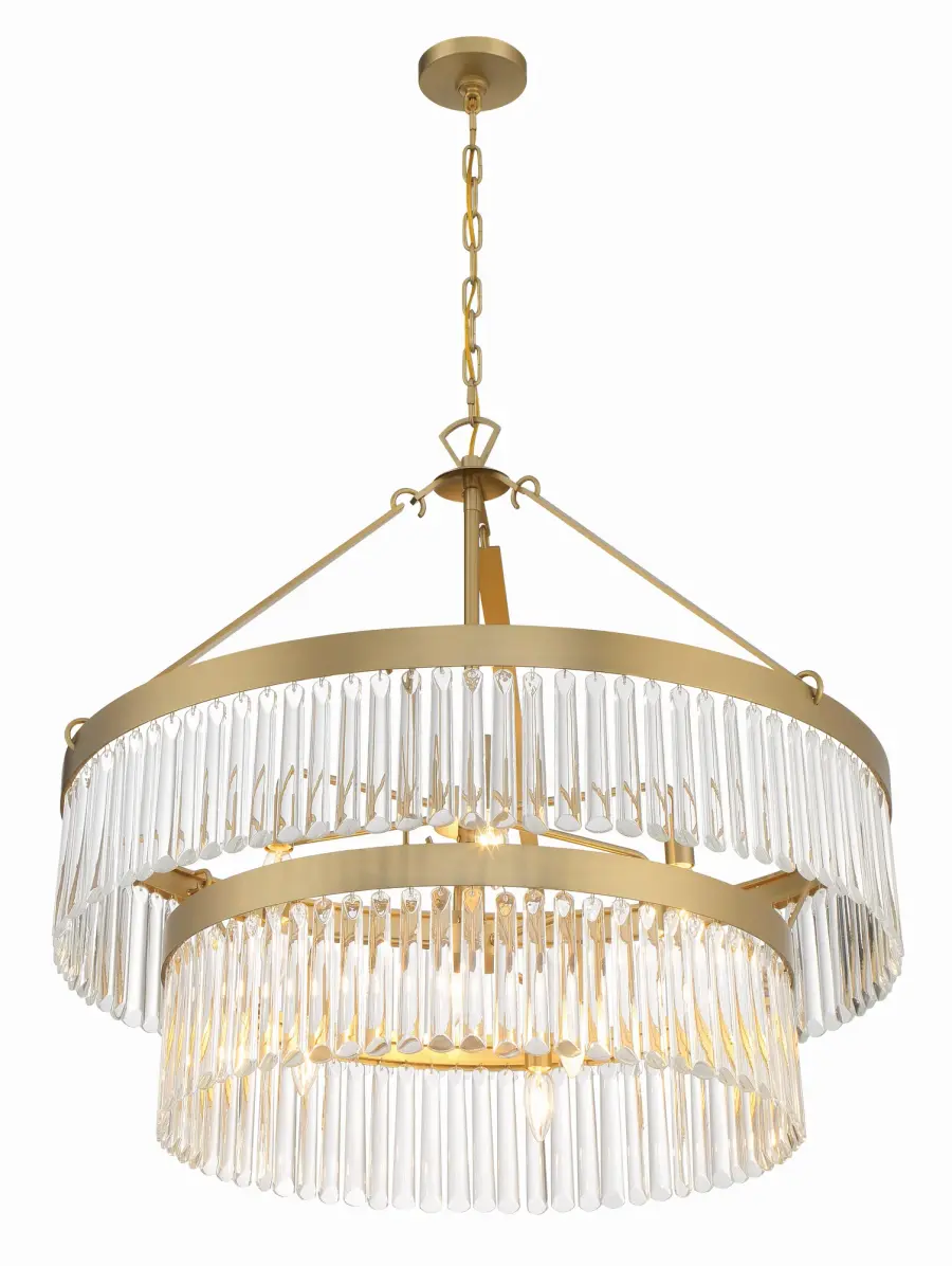 Emory 32" Art Deco Chandelier - Image 4