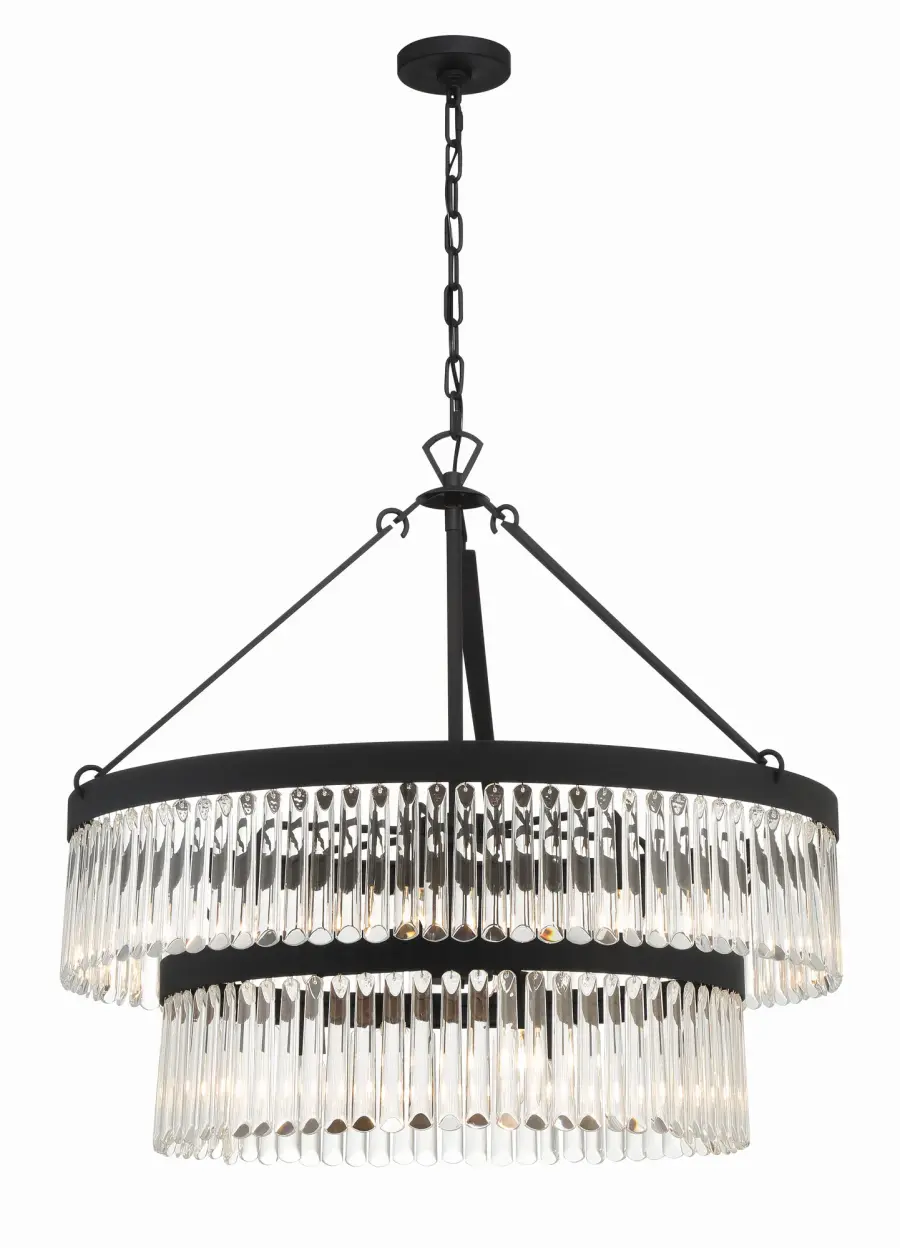 Emory 32" Art Deco Chandelier - Image 8