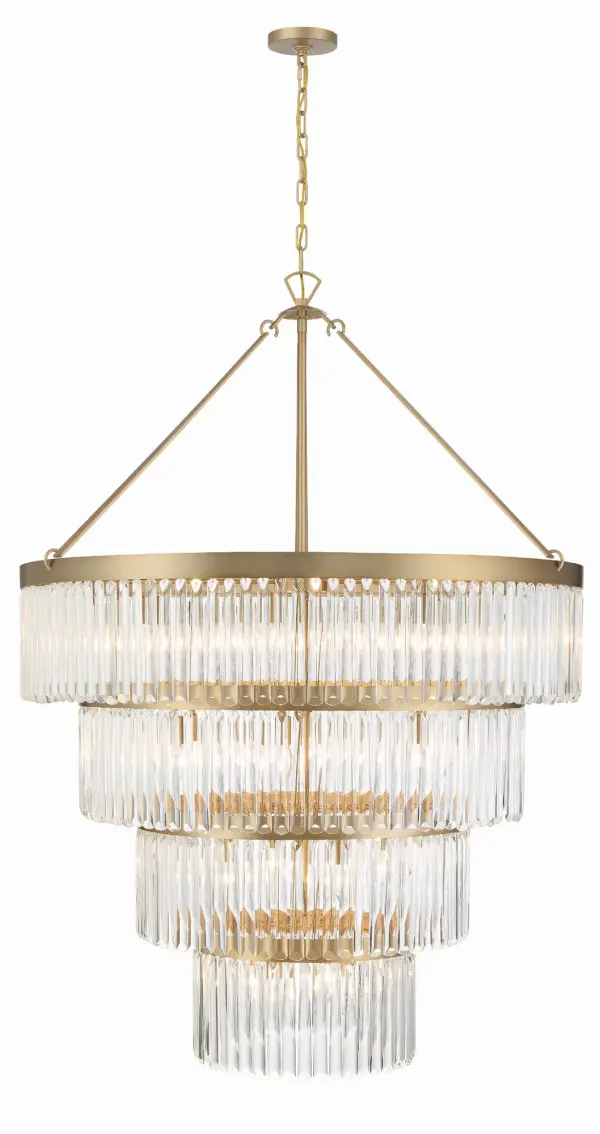 Emory 40" Art Deco Chandelier - Image 1