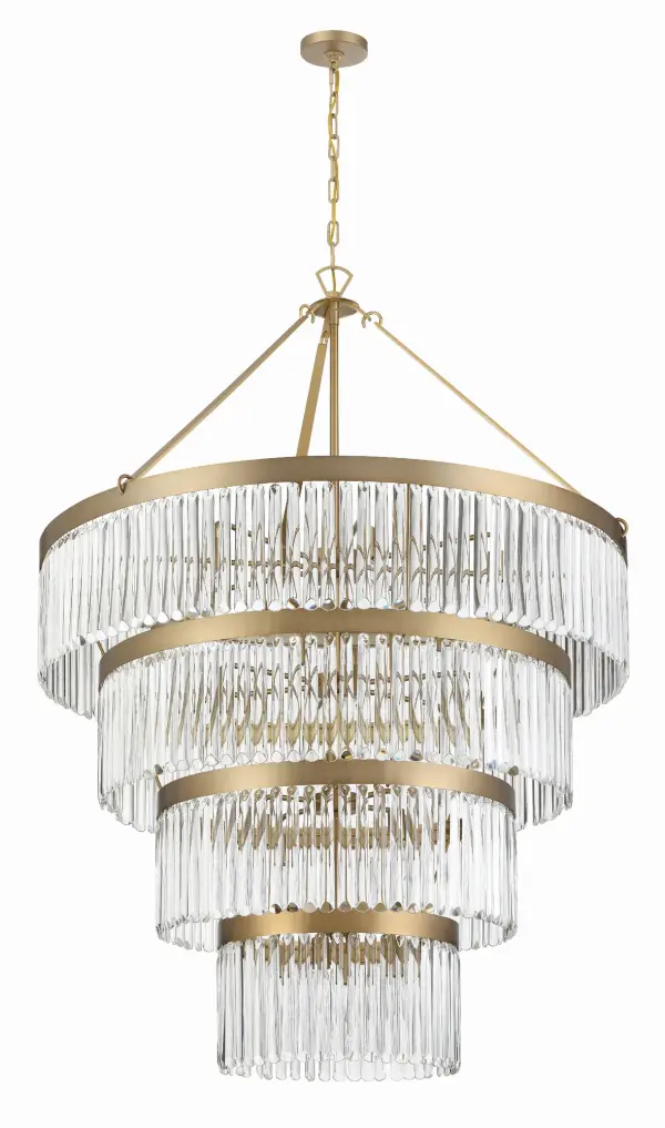 Emory 40" Art Deco Chandelier - Image 2