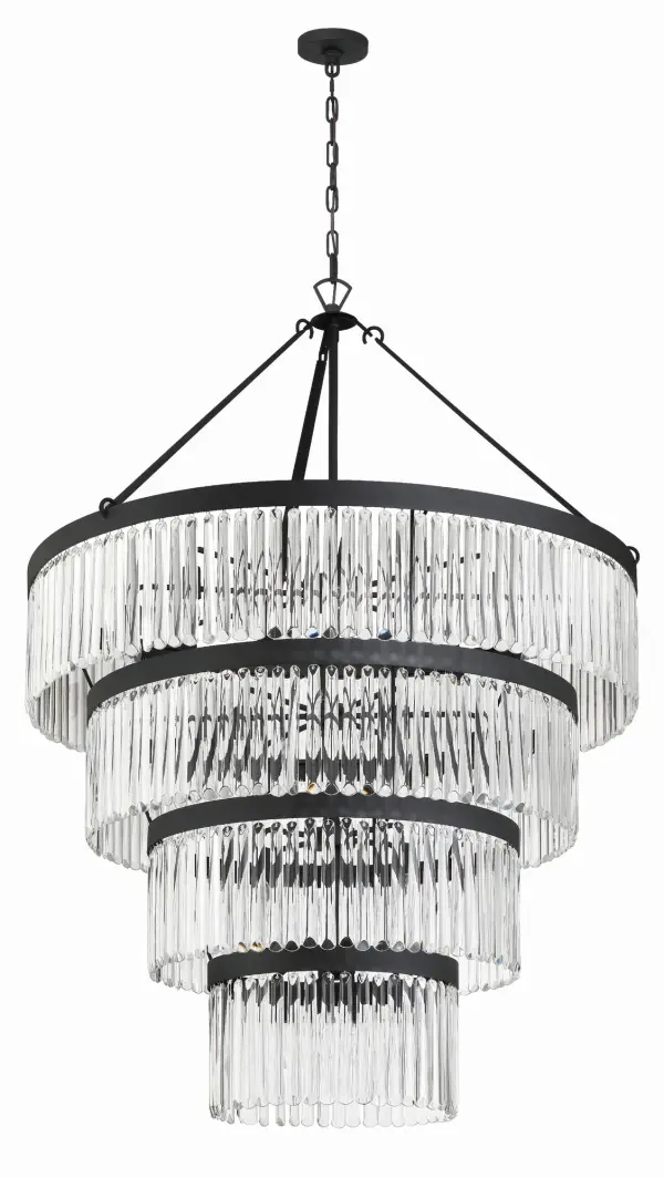 Emory 40" Art Deco Chandelier - Image 11