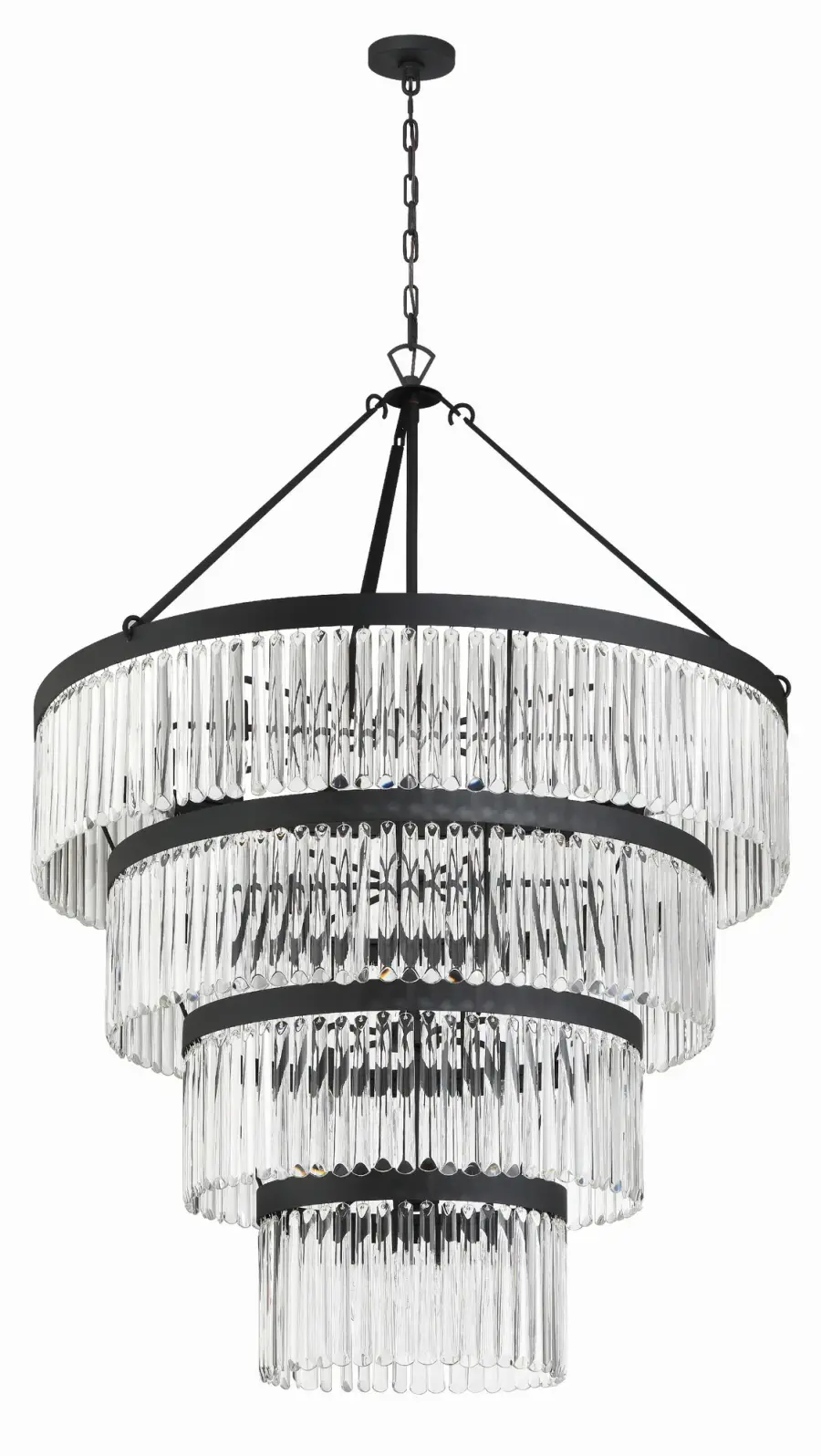 Emory 40" Art Deco Chandelier - Image 11