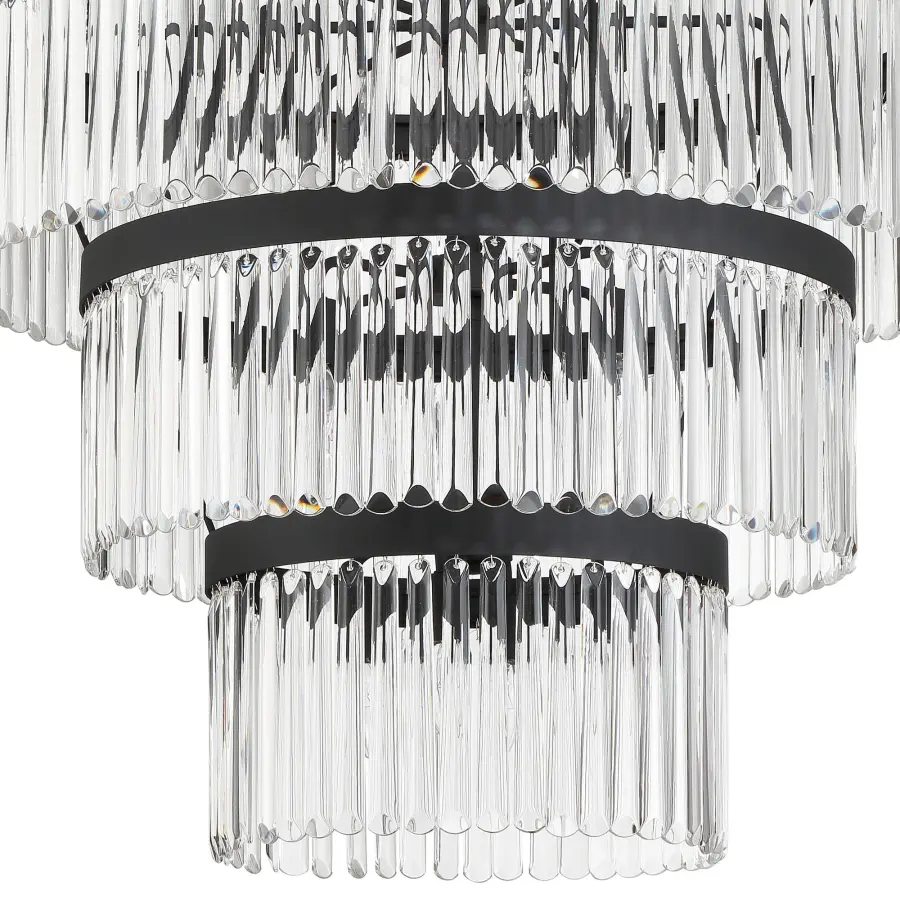 Emory 40" Art Deco Chandelier - Image 13