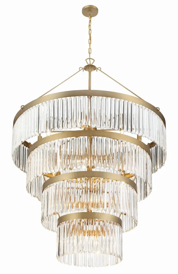 Emory 40" Art Deco Chandelier - Image 3