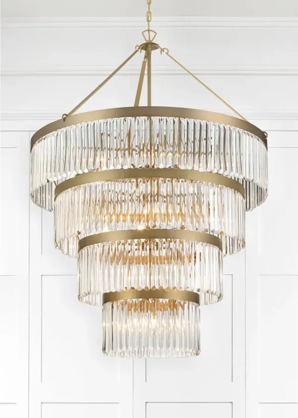Emory 40" Art Deco Chandelier - Image 6