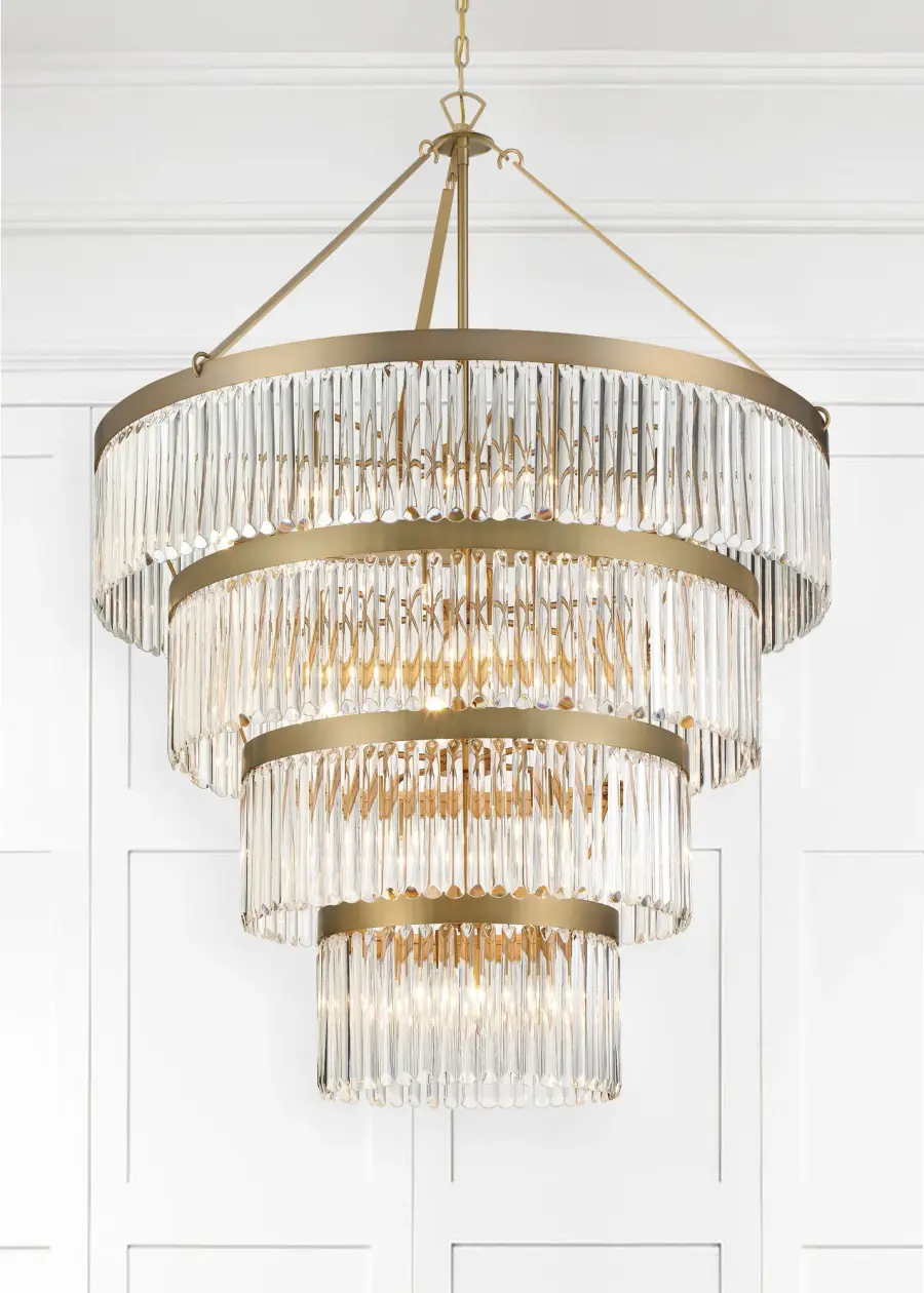 Emory 40" Art Deco Chandelier - Image 6