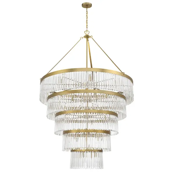 Emory 48" Art Deco Chandelier - Image 2