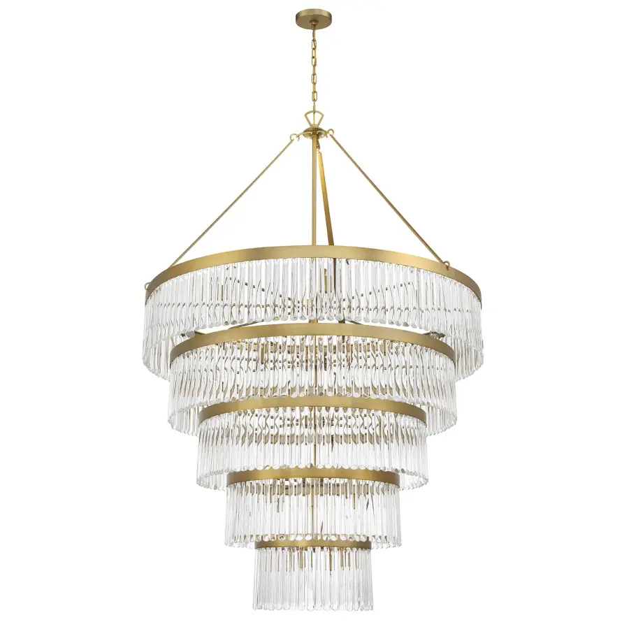 Emory 48" Art Deco Chandelier - Image 2