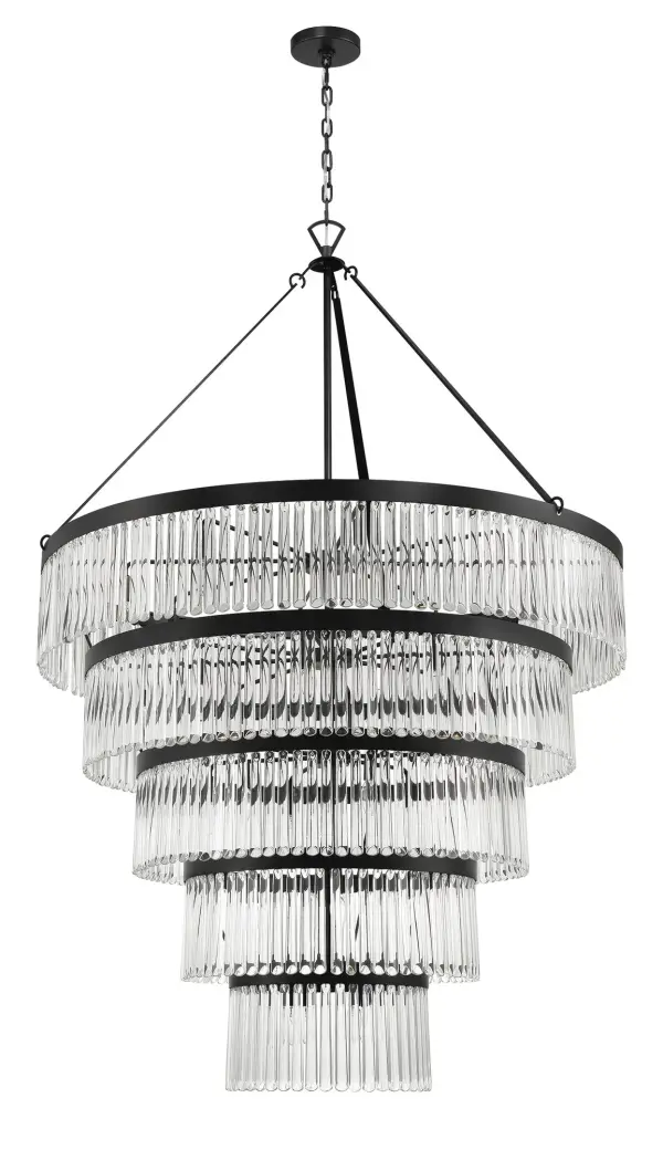 Emory 48" Art Deco Chandelier - Image 11