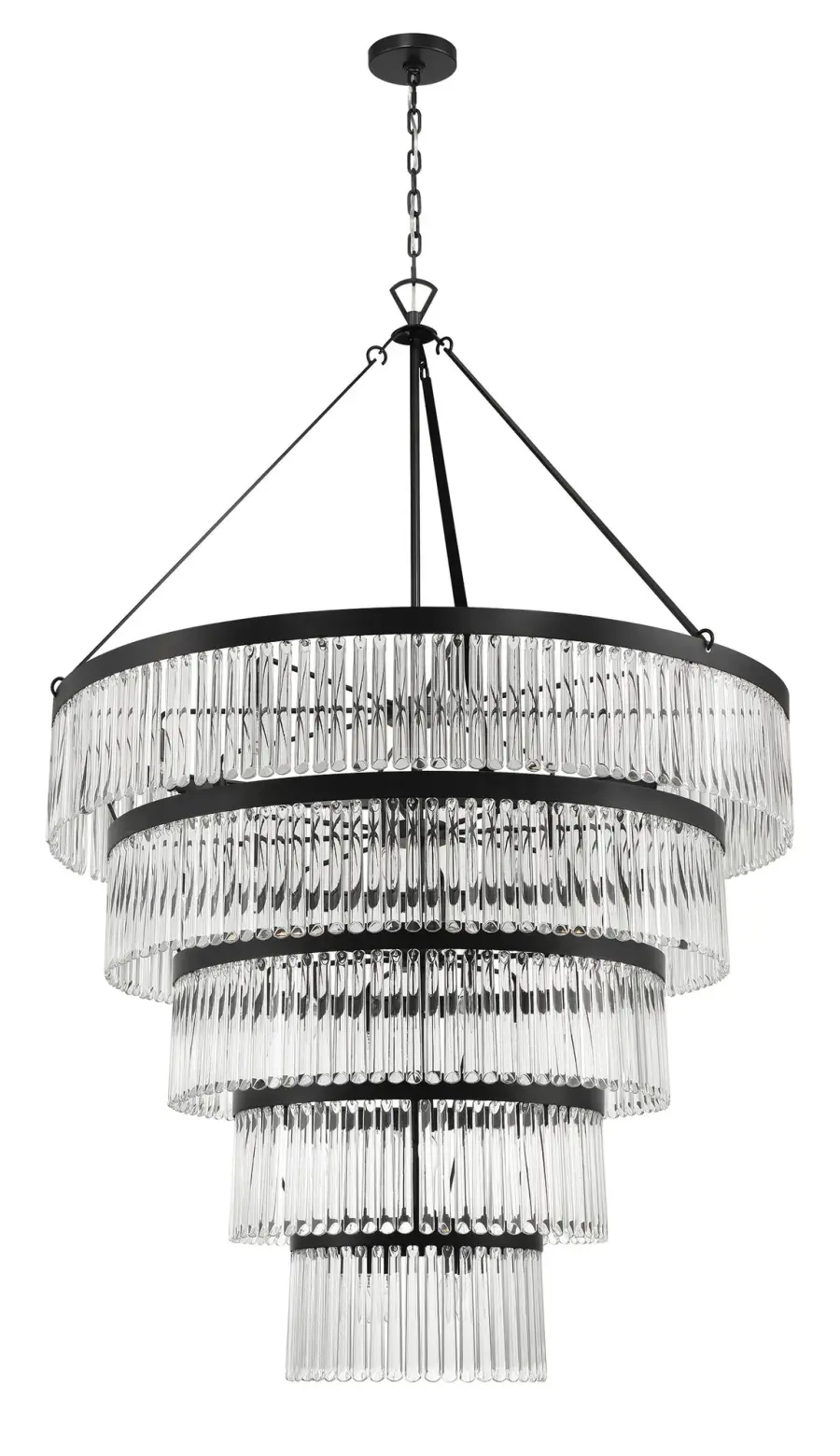 Emory 48" Art Deco Chandelier - Image 11