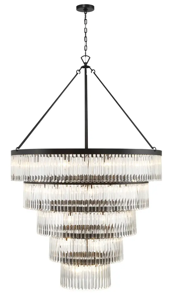 Emory 48" Art Deco Chandelier - Image 12