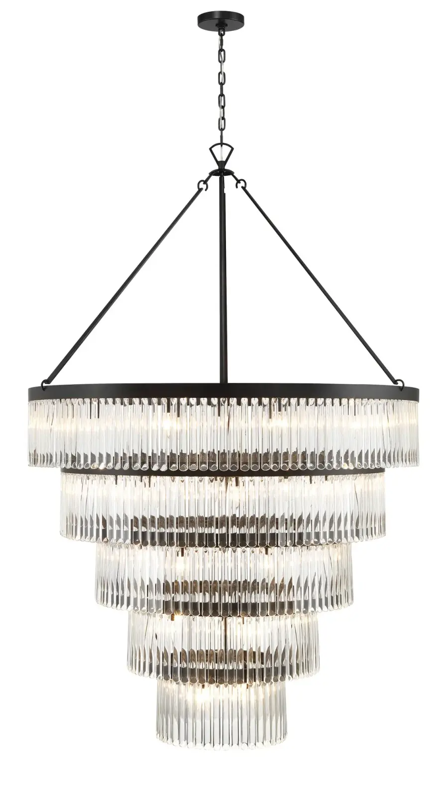 Emory 48" Art Deco Chandelier - Image 12