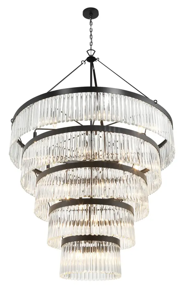Emory 48" Art Deco Chandelier - Image 13