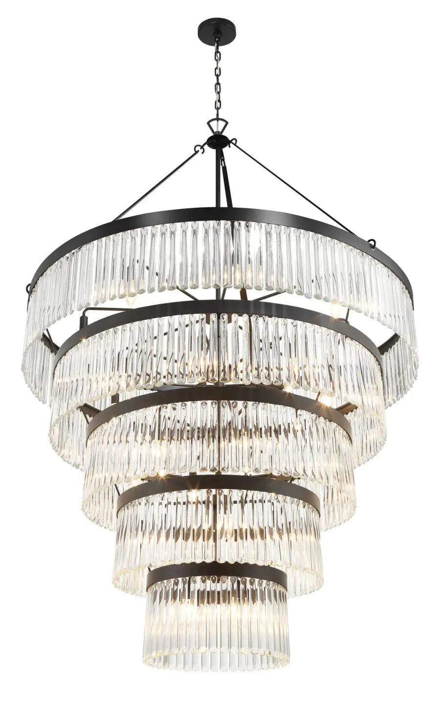 Emory 48" Art Deco Chandelier - Image 13