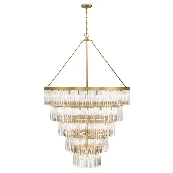 Emory 48" Art Deco Chandelier - Image 3