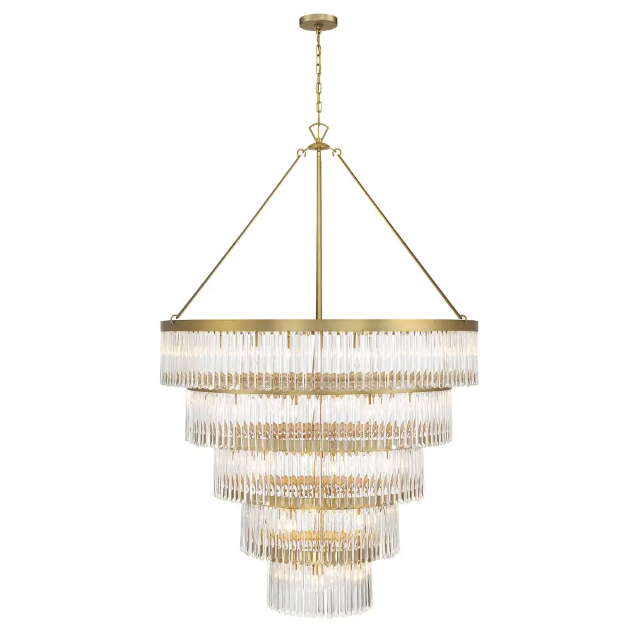 Emory 48" Art Deco Chandelier - Image 3