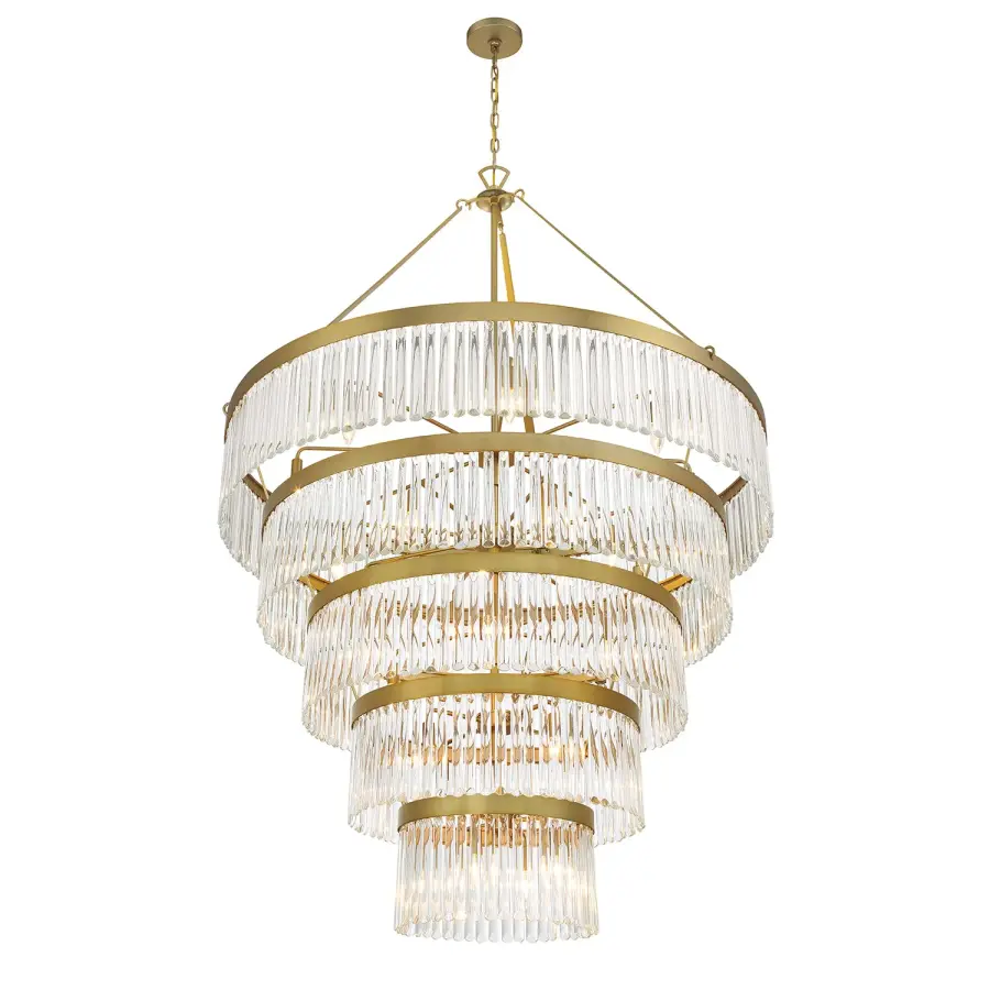 Emory 48" Art Deco Chandelier - Image 4