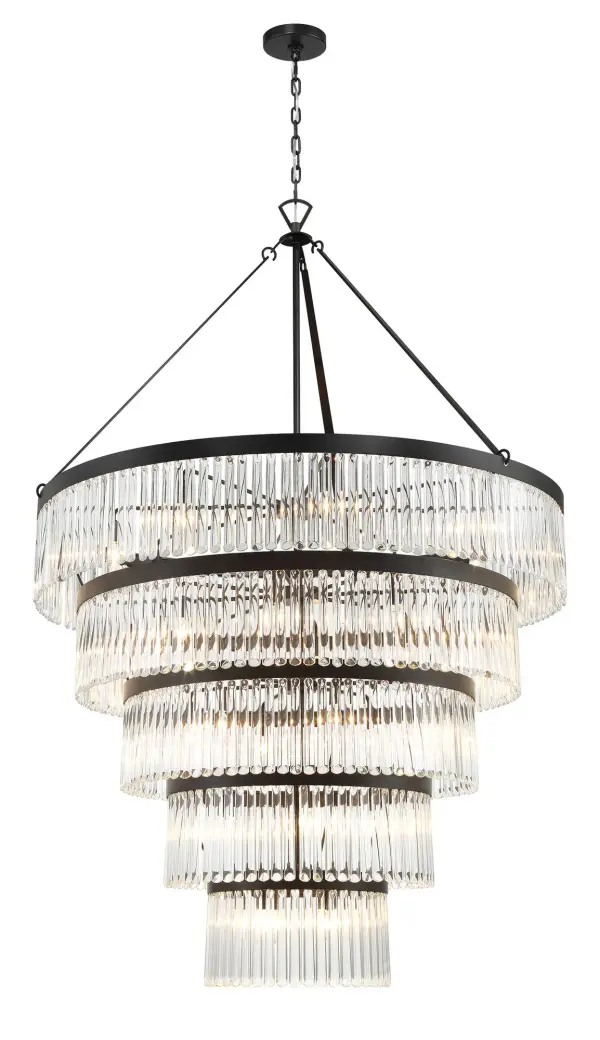 Emory 48" Art Deco Chandelier - Image 10
