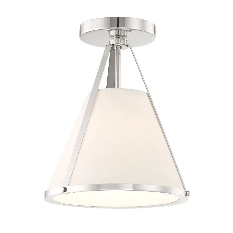Fulton 9.25" Semi Flush Mount in Black - Image 19