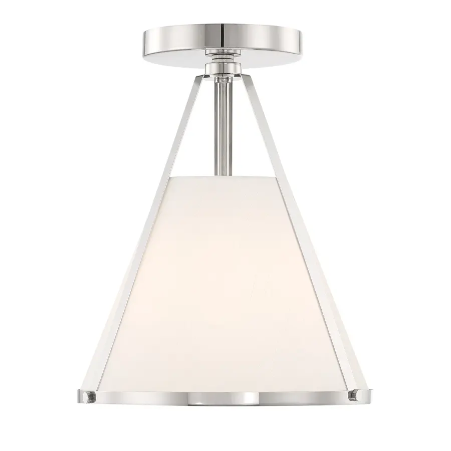 Fulton 9.25" Semi Flush Mount in Black - Image 21