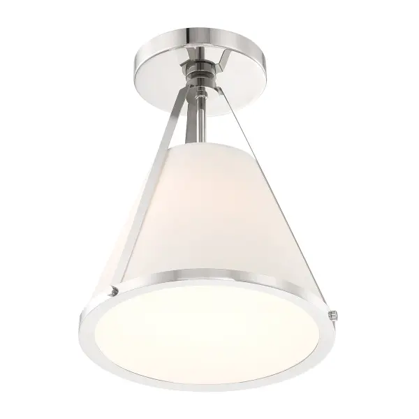 Fulton 9.25" Semi Flush Mount in Black - Image 22